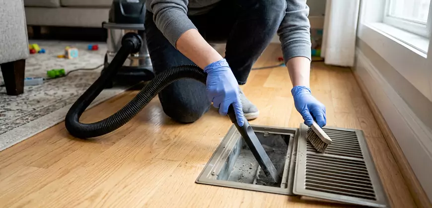 Ducted Heating Filter Cleaning in Alpharetta