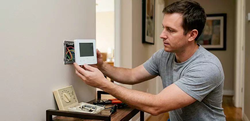 Heat Pump Thermostat Configuration in Alpharetta